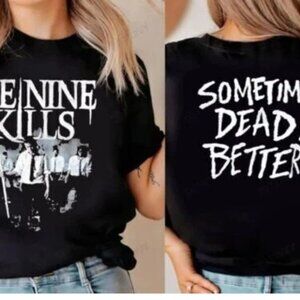TRINITY OF TERROR TOUR 2022 ICE NINE KILLS SOMETIMES DEAD IS BETTER T Shirt 181